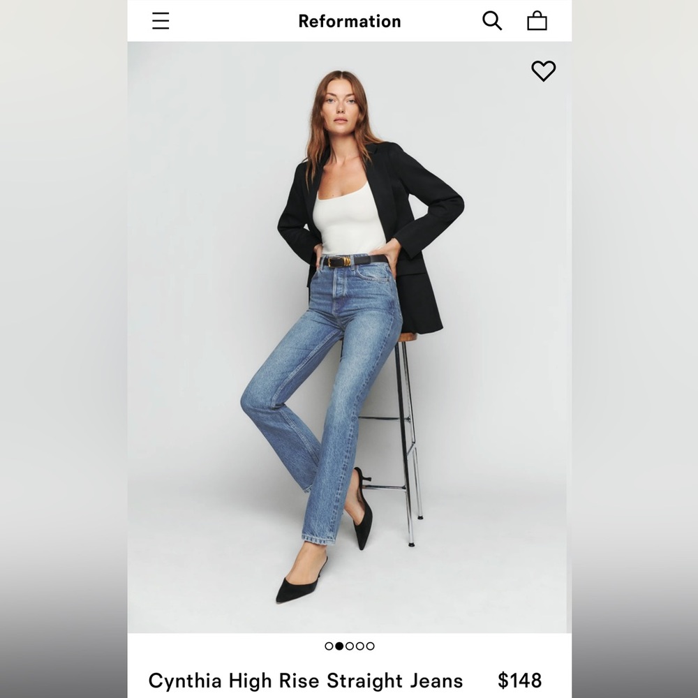 Reformation Straight Jeans